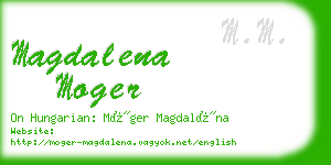 magdalena moger business card